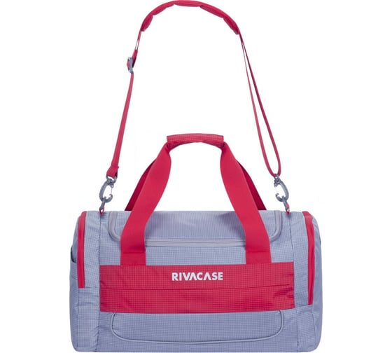 Дорожная и спортивная сумка RIVACASE grey/red 30L Duffle bag/6 5235red