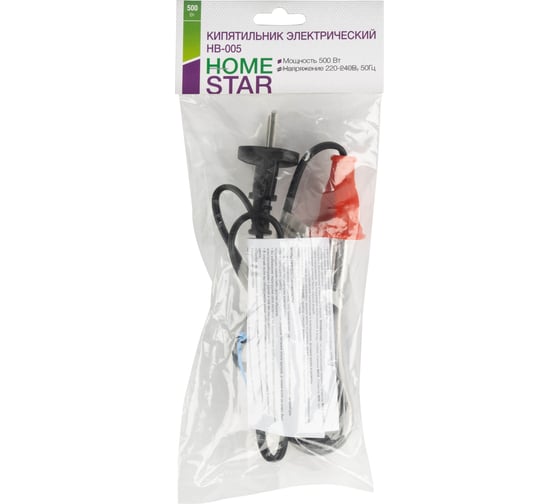 Электрический кипятильник HomeStar HB-005 0.5 кВт 005689 005689