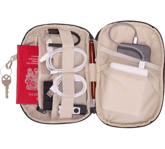 Органайзер для электроники Thule Subterra 2 Powershuttle, Medium, Vetiver Gray 3205042
