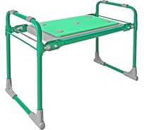 Складная садовая скамейка с мягким сиденьем NIKA 2 зеленый NSKM2GR