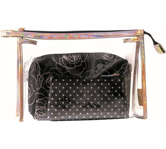 Косметическая сумка Arya Home 30x9X21 см, 22x7X13.5 см, 17.5x2X11 см, 3 предмета 8680943086372