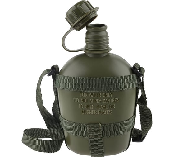 Туристическая фляга Ecos CF-45 с плечевым ремнем, 1 л 004745