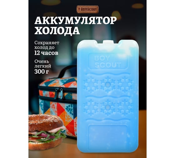Гелевый аккумулятор холода BOYSCOUT 300 г 40 61542