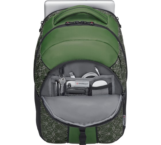 Рюкзак Wenger Sun 16'', зеленый, 35x27x47 см, 27 л 610212
