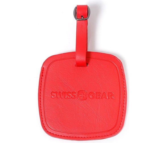 Бирка для багажа Swissgear красная, 10,5x0,4x10,5 см WJ3190red