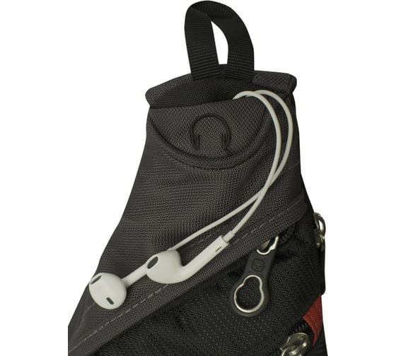 Рюкзак с одним плечевым ремнем Swissgear черный/серый, 25x15x45 см, 7 л SA1092230