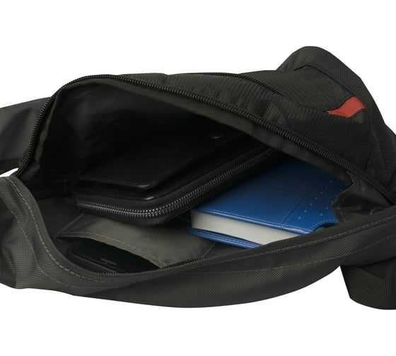 Рюкзак с одним плечевым ремнем Swissgear черный/серый, 25x15x45 см, 7 л SA1092230