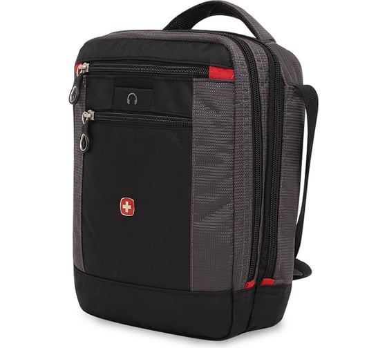 Сумка-планшет Swissgear черный/серый, 22х10х29 см SA1092238