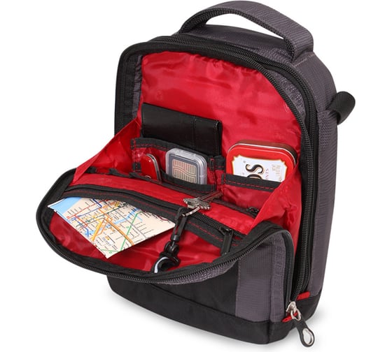 Сумка-планшет Swissgear черный/серый, 22х10х29 см SA1092238