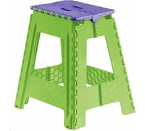 Складной большой табурет Color-x салатовый/фиолетовый 100121