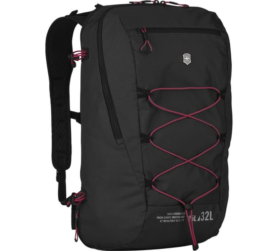 Рюкзак Victorinox Altmont Active L.W. Expandable, чёрный, 33x21x49 см, 25 л 606905