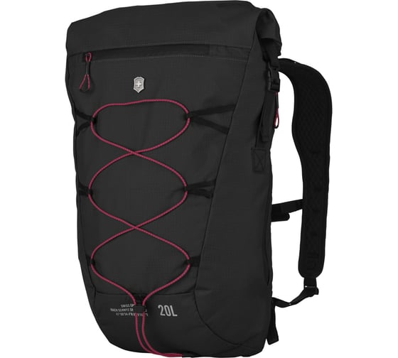 Рюкзак Victorinox Altmont Active L.W. Rolltop, чёрный, 30x19x46 см, 20 л 606902
