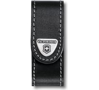 Чехол на ремень Victorinox для Nail Clip 580, на липучке, кожаный, чёрный 4.0519