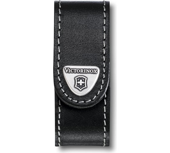 Чехол на ремень Victorinox для Nail Clip 580, на липучке, кожаный, чёрный 4.0519 1