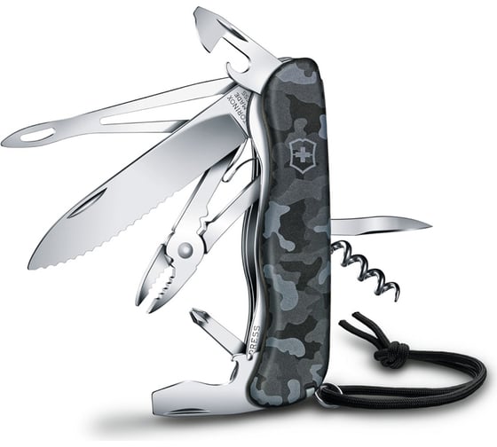 Нож Victorinox Skipper 111 мм, 17 функций, морской камуфляж 0.8593.W942