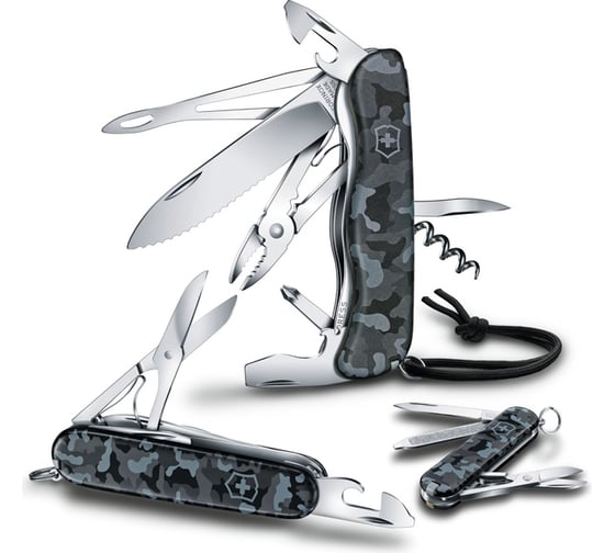 Нож Victorinox Skipper 111 мм, 17 функций, морской камуфляж 0.8593.W942
