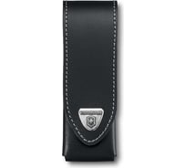 Кожаный чехол Victorinox черный, на липучке 4.0524.3