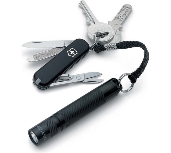 Набор Victorinox Maglite Solitaire нож-брелок, светодиодный фонарь 4.4014
