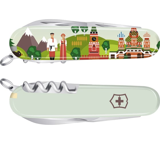 Нож Victorinox Spartan Из России с любовью, 91 мм, 12 функций 1.3603 RUSSIA