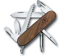 Нож Victorinox Hiker, 91 мм, 11 функций, рукоять из орехового дерева 1.4611.63