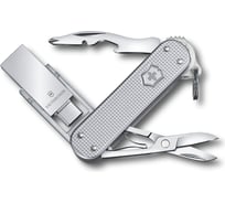 Нож-брелок Victorinox Jetsetter, USB 16 Гб, 58 мм, 6 функций, серебристый 4.6261.26G16B1