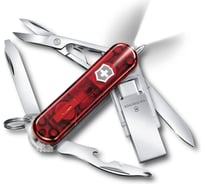 Нож-брелок Victorinox Midnight Manager@work, USB 16 Гб, 58 мм, 10 функций, красный полупрозрачный 4.6336.TG16