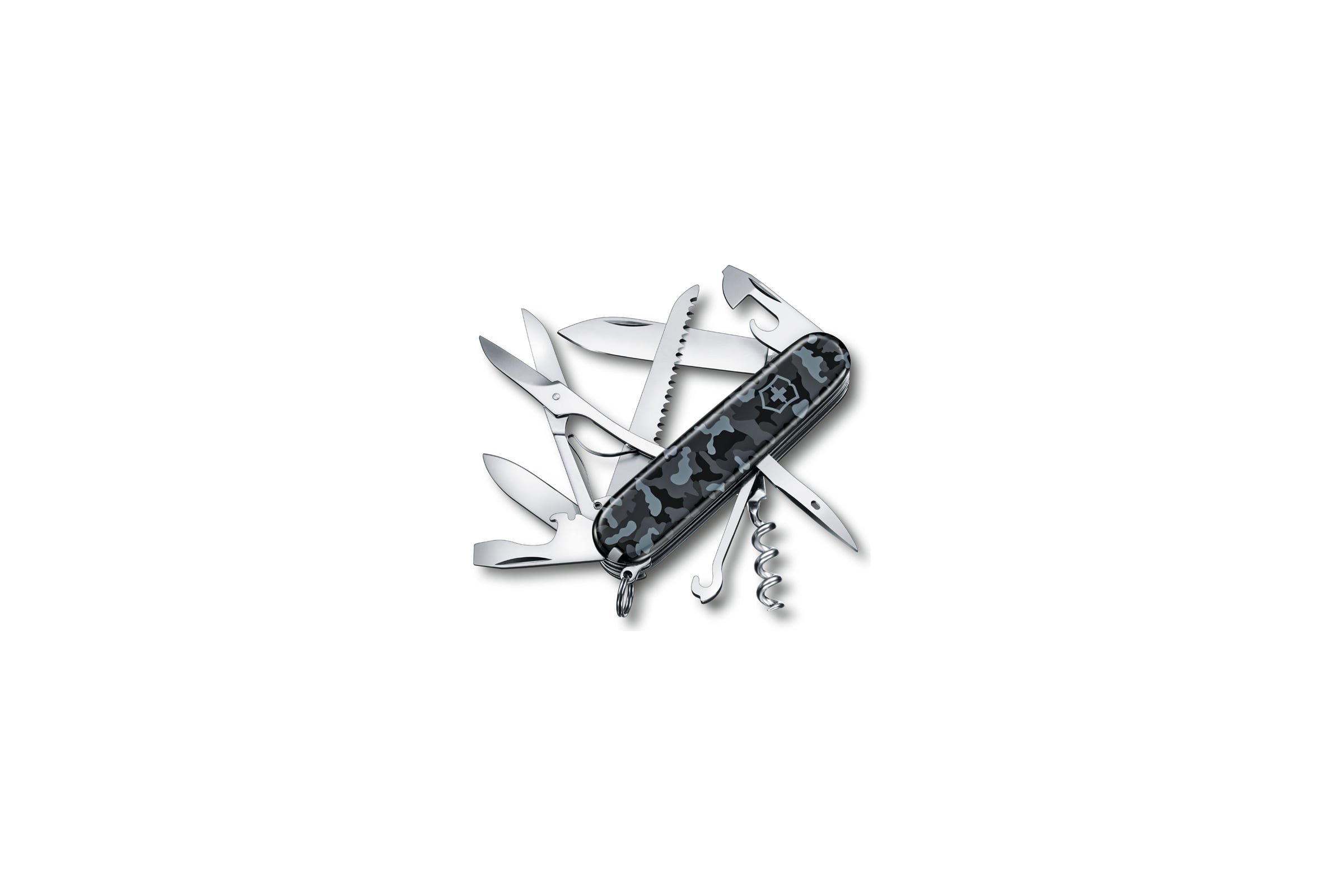 Нож Victorinox Huntsman, 91 мм, 15 функций, морской камуфляж