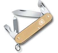 Нож Victorinox Alox Cadet, 84 мм, 9 функций, золотистый 0.2601.L19