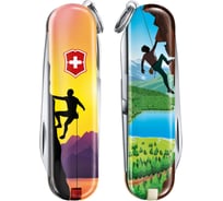 Нож-брелок Victorinox Classic LE 2020 Climb High, 58 мм, 7 функций 0.6223.L2004