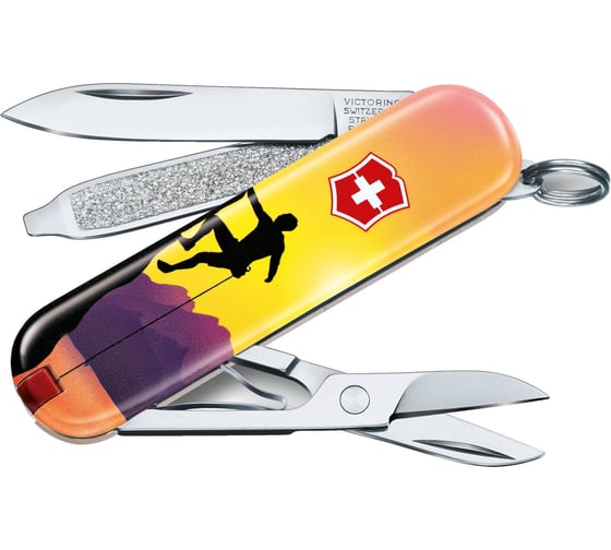 Нож-брелок Victorinox Classic LE 2020 Climb High, 58 мм, 7 функций 0.6223.L2004