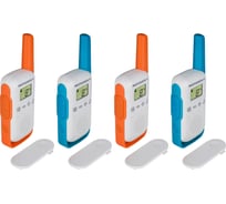 Комплект из четырех радиостанций Motorola T42 QUAD TALKABOUT, B4P00811MDKMAQ