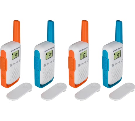 Комплект из четырех радиостанций Motorola T42 QUAD TALKABOUT, B4P00811MDKMAQ