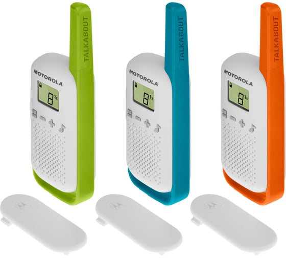 Комплект из трех радиостанций Motorola T42 TRIPLE TALKABOUT, B4P00811MDKMAW