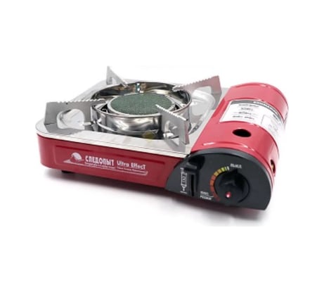 Настольная газовая плита Следопыт UltraEffect с переходником PF-GST-IM03