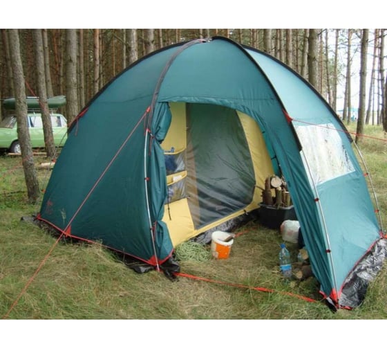 Палатка Tramp Bell 4 V2 зеленый TRT-81