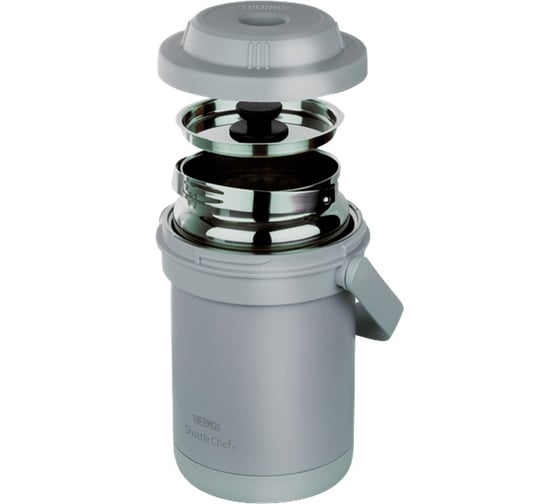 Термос THERMOS тм TCRA-1801-NEBL из нержавеющей стали, с емкостью для еды, 1.8 л 563347