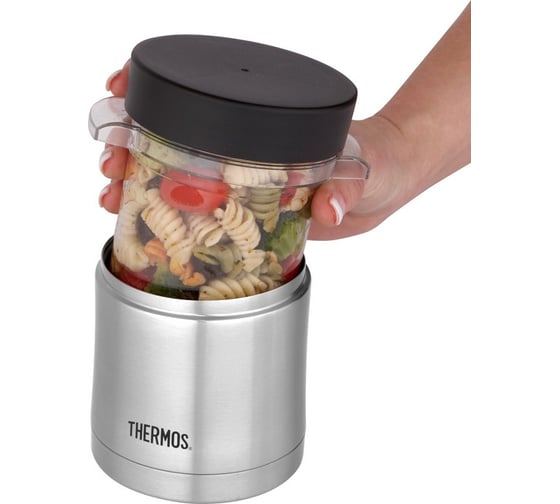 Термос THERMOS тм TS3200 из нержавеющей стали, с емкостью для еды, 0.355 л 563316