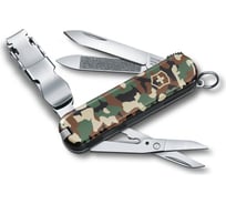 Нож Victorinox Classic Nail Clip 580, 65 мм, 8 функций, камуфляж 0.6463.94