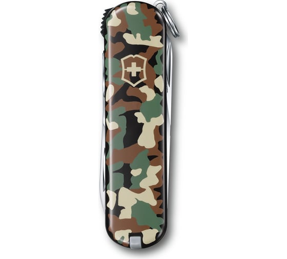 Нож Victorinox Classic Nail Clip 580, 65 мм, 8 функций, камуфляж 0.6463.94