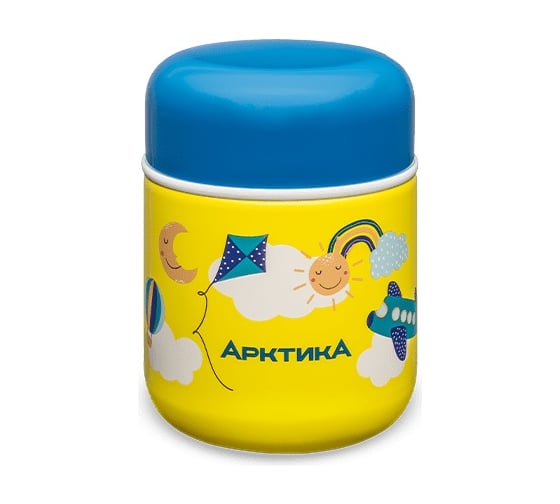 Детский термос для еды Арктика, 0.28 литра, желтый, 411-280-YECD 1