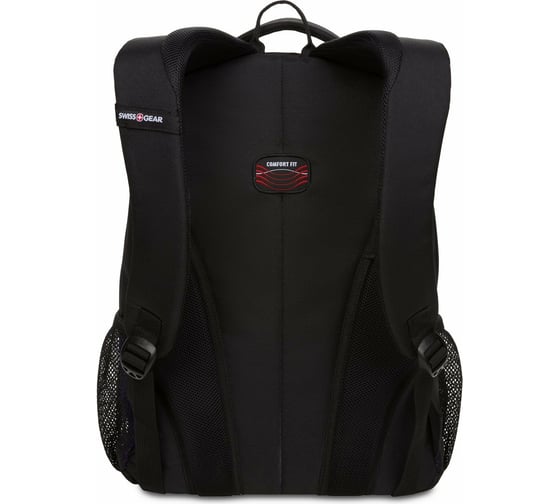 Рюкзак Swissgear, чёрный/фиолетовый/серебристый, 32х15х45 см, 22 л, SA13852915