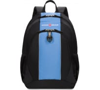 Рюкзак Swissgear, чёрный/голубой, 32х14х45 см, 20 л, SA17222315