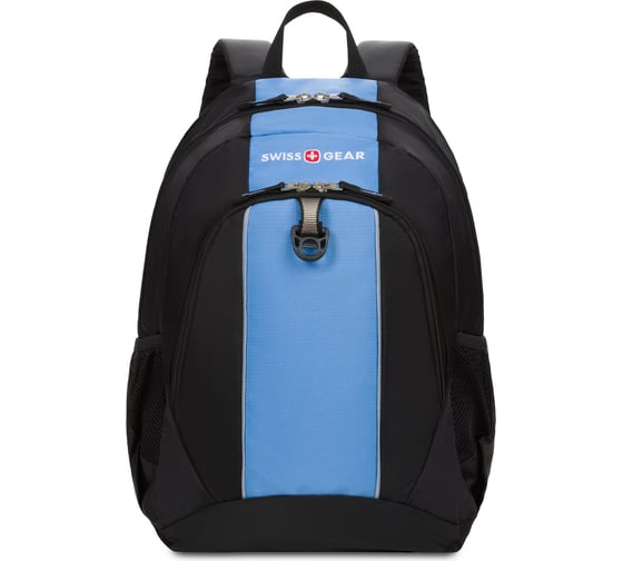 Рюкзак Swissgear, чёрный/голубой, 32х14х45 см, 20 л, SA17222315 1