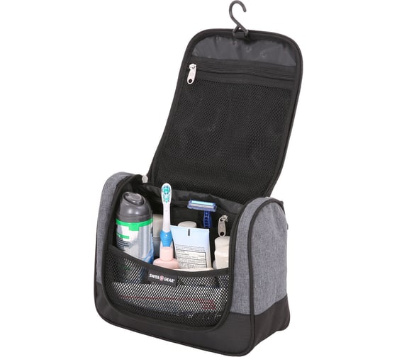 Несессер Swissgear Toiletry Kit, серый, 27x11x20 см, SA2379424512