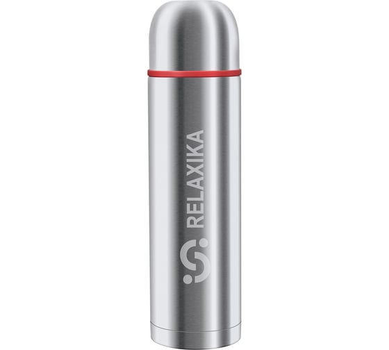 Термос Relaxika 102, 1.2 л, 2 чашки, стальной, R102.1200.1