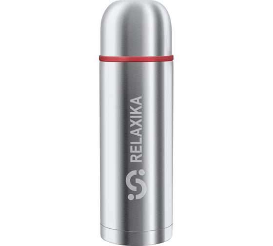 Термос Relaxika 102, 1 л, 2 чашки, стальной, R102.1000.1