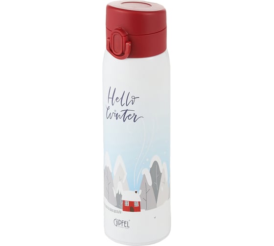 Термокружка вакуумная Gipfel Christmas Time 370 мл 52060