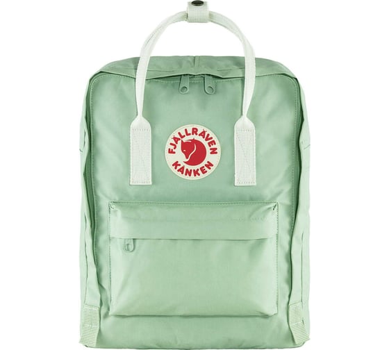 Рюкзак Fjallraven Kanken, мятный/белый, 27х13х38 см, 16 л, F23510-600-106