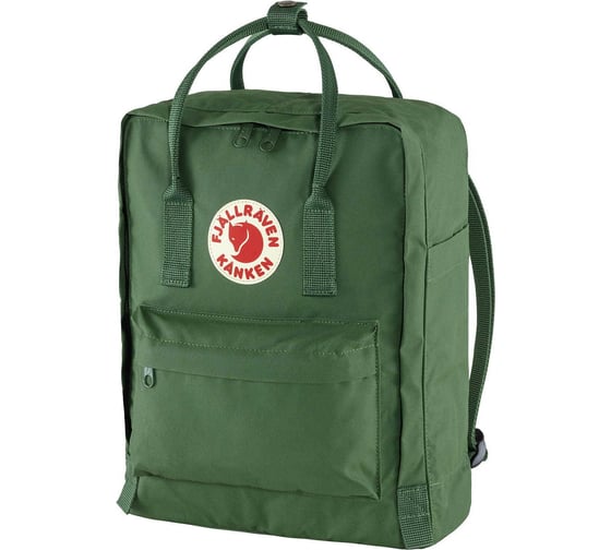Рюкзак Fjallraven Kanken, зеленый, 27х13х38 см, 16 л, F23510-621 1