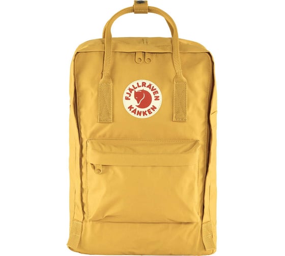 Рюкзак Fjallraven Kanken Laptop 15", желтый, 28х16х40 см, 18 л, F27172-160